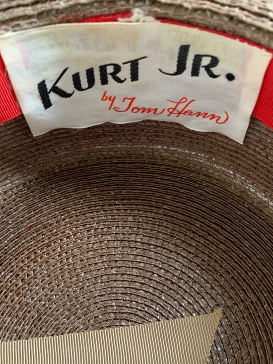 Vintage Kurt Jr Tom Hamm Boater Hat w/ Original Neiman Marcus Box main image 5